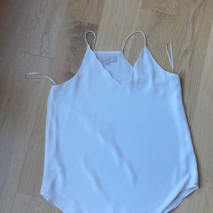 Ivory Loft Scallop Tank